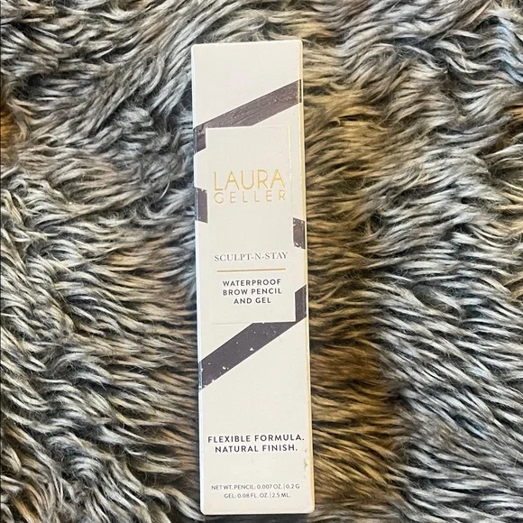 Laura Geller Sculpt-n-Stay Brow Pencil and Gel - White and Gold FINAL PRICE! - Picture 1 of 6